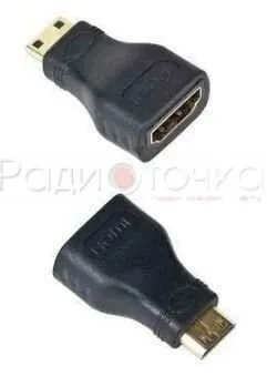 Фото №0 Переходник HDMI-miniHDMI Gembird A-HDMI-FC, 19F/19M, Gold