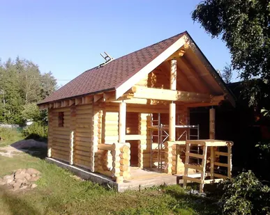 фото Оцилиндрованное бревно 240 мм