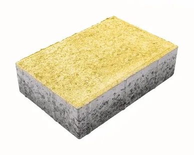 фото Тротуарная плитка Берит Прямоугольник Песчанник 300х200х80 на белом цементе