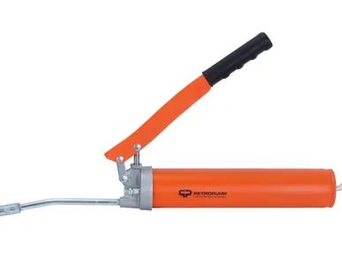 фото Шприц рычажный для консистентной смазки, 413атм, 500см3, 1/8" BSPT,трубка с 4-х лепестковой насадкой