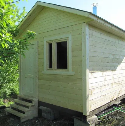 Фото №0 Установка сруба