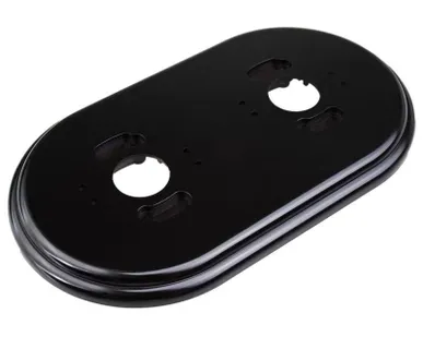 фото Рамка 2-м R пластик черн. Bironi RF1-620-23