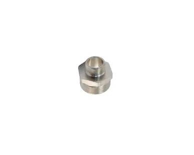 фото Ниппель переходной 1/4" н.р. х 1/2" н.р. TIM никелированный