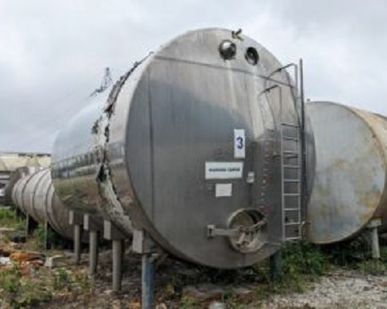фото Емкости нержавеющие, объем -25 куб.м., горизонтальные, термос Б/У в Москве