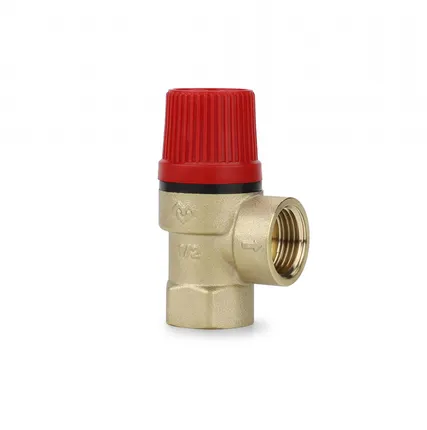 Фото №0 Клапан предохранительный 1/2" в.р. Varmega (3 бар, сброс - 1/2" в.р.)