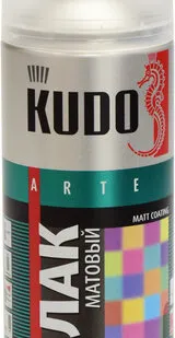 фото Лак KUDO Лак аэрозольный акриловый KUDO матовый цвет прозрачный 520 мл