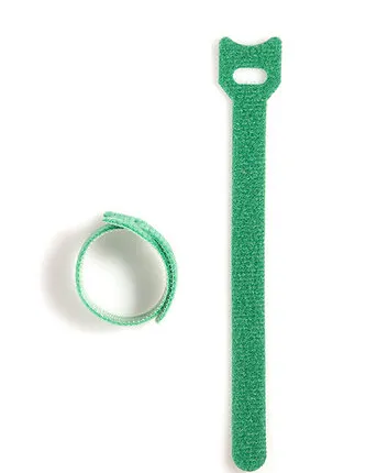 Фото №0 Хомуты-липучки 230x13мм (упак: 10 шт / 1 цвет / зеленый)