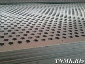 Фото №0 Лист перфорированный нержавеющий 3х1250х2500 мм Rv 5,0-8,0