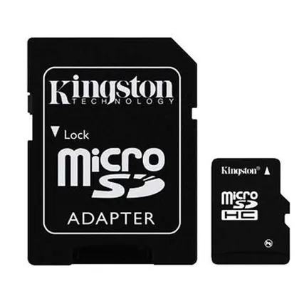 Фото №0 Карта памяти Micro-SDHC 16Gb Kingston SDC10G2/16GB Class10 +adapter