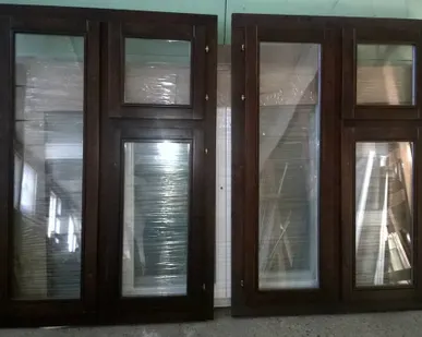 фото Деревянное Евро окно