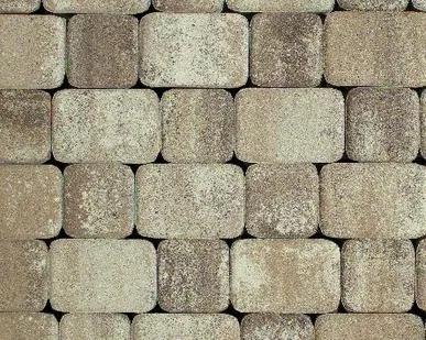 фото Тротуарная плитка Выбор Классико Гладкий Листопад, 40 мм 2 камня Хаски