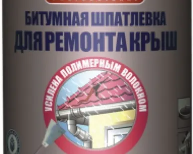 фото Tytan Professional Битумная Шпатлевка для Ремонта Крыш черный 1кг