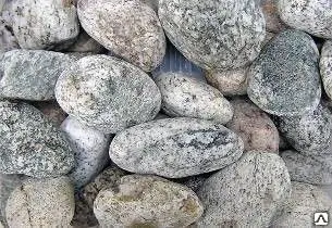 Фото №0 Галька (в ассортименте), цвет речная пёстрая, фракция 40-70 мм, т