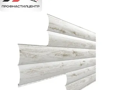 фото Сайдинг Lбрус-15х240 (ECOSTEEL_MA-01-Беленый Дуб-0.5)