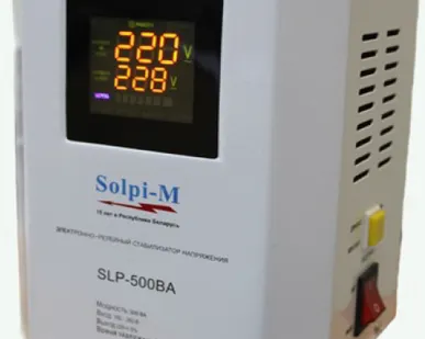 фото Стабилизатор напряжения электронный (релейный) SOLPI-M модель SLP-500BA