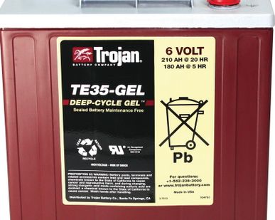 фото Аккумуляторная батарея Trojan TE35-GEL