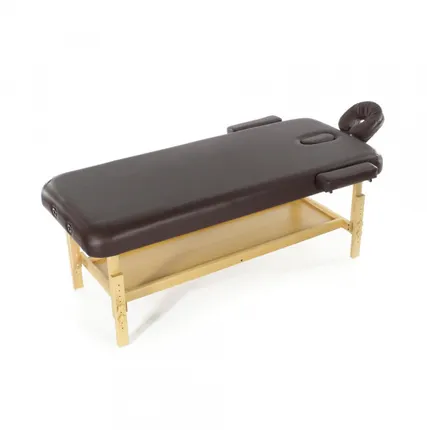 Фото №0 Стол массажный стационарный FIX-MT2, цвет коричневый (SW1.31.10A-01)