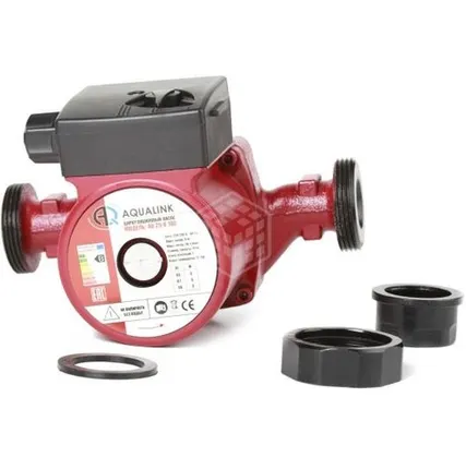 Фото №0 Насос циркуляционный 25-4 AQUALINK с гайками