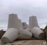 фото Тетрапод железобетонное берегоукрепление