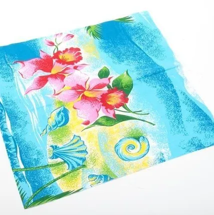 Фото №0 Тех.салфетка цветная целиковая ситец,бязь  размер 40х40