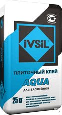 фото Плиточный клей для бассейнов IVSIL AQUA / ИВСИЛ АКВА