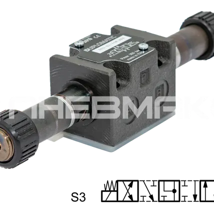 Фото №0 DS3-S3/11N-A00 - Распределитель гидравлический CETOP 03, Элм.-Элм., 90 л/мин, 350Бар, под катушки переменного тока