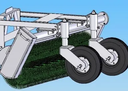 Фото №0 Щеточное оборудование для МТЗ-320,TS-254 МКЩ-1,5