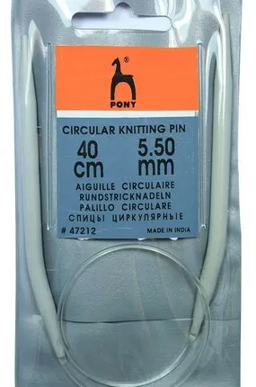 Фото №0 47212 Спицы вязальные циркулярные 5,50 мм, 40см