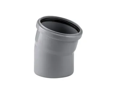 фото Отвод ВК ПП 110х15, серый,РТП