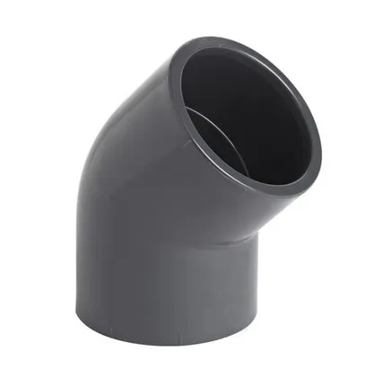 Фото №0 ПанорамаПайп Отвод ПВХ 110x45°