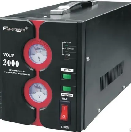 Фото №0 Стабилизатор напряжения Volt 2000 (2000Ва, 140-260В, 220В± 10%) Китай, Ferr