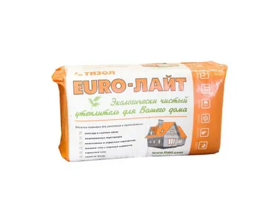 фото Базальтовый утеплитель Тизол Euro Лайт 35 1000х600х100 / 6 пл.
