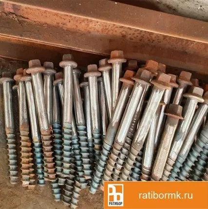 Фото №0 Шуруп путевой 2.24х250.01.9 ГОСТ 809-2020