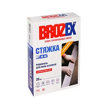 Фото №0 Стяжка для пола BROZEX NF 40, 25 кг