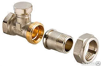 фото Клапан запорный прямой 1/2" VALTEC)Валтек) VT.020
