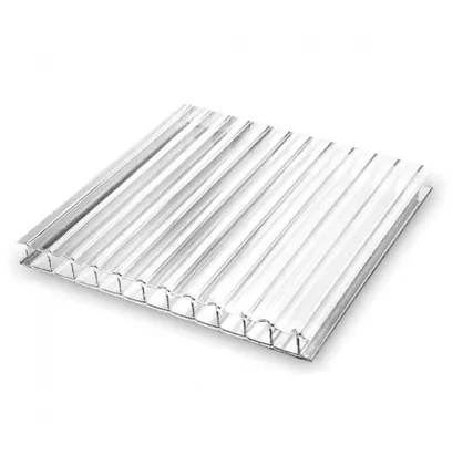 Фото №0 Поликарбонат 2100х6000х4мм 0.47кг/м2 (прозрачный) Мультигрин