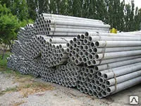 фото Труба Хризотилцементная (безнапорная) д 100 дл 3,95 в комплекте с муфтой