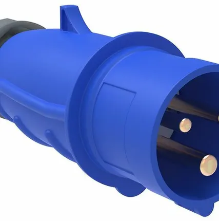 Фото №0 Вилка силовая 1-ф., 32А, 220В, IP44 (3-п) MAGNUM PSN0...