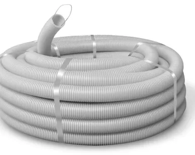 фото Гофротруба ПВХ легкая с протяжкой -40 мм (15), м