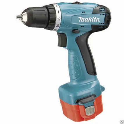 Фото №0 Аккум.дрель MAKITA 6271DWPLE 12.0В 2x1.3Ач 10мм 0-350/0-1200об/мин 30Нм