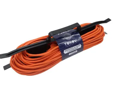 фото Удлинитель-шнур на рамке 1х30м с заземл. 6А IP44 3х0.75 с защ. крышкой TOKOV ELECTRIC TKE-SR30-075-Z