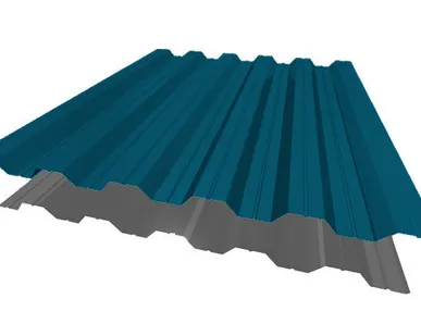 фото Профнастил НС-35 RAL 5020 Син. Океан ш 1,065(1,00)