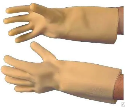 Фото №0 Перчатки диэлектрические бесшовные