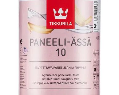 фото Лак полуматовый для дерева Панели Ясса 20 - Paneeli Assa Tikkurila, 0,9 л