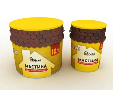фото Мастика для гибкой черепицы DOCKE 0,29л.
