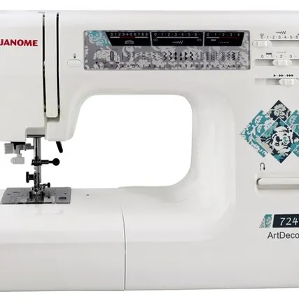 Фото №0 Швейная машина Janome ArtDecor 724E, белый
