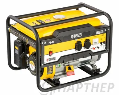 фото Генератор Denzel PS-33 (3,3кВт, ручной старт)