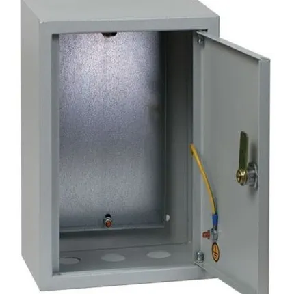 Фото №0 ЩМП-27.21.14 (ЩМП-00) IP31 PROxima (mb22-00) Шкаф металлический с монтажной платой 270х210х140 мм