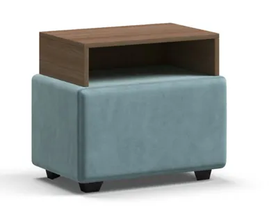 фото Тумба BOSS велюр MONOLIT Aqua NEW, Орех Селект