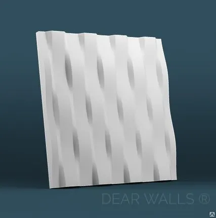 Фото №0 Гипсовая 3D панель "Бриз"